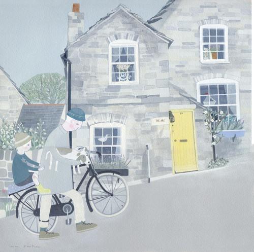 Mani Parkes Artwork captures charming buildings, quirky characters and chance encounters. 