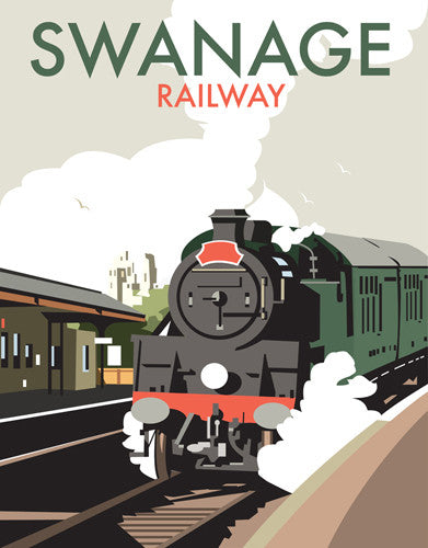 David Thompson - Swanage Railway (Print)