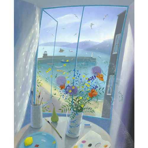 Nicholas Hely Hutchinson - A Window in St Ives (Limited Edition Print)