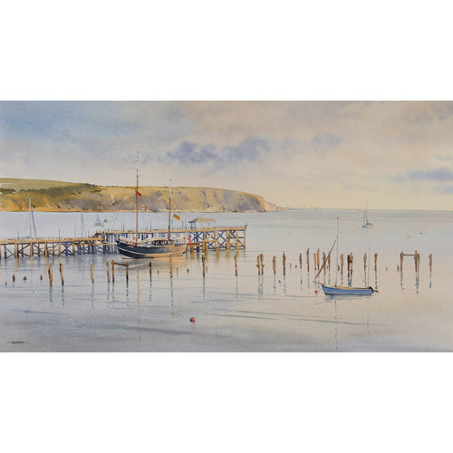 Oliver Pyle - A Tale of Two Piers, Swanage (Original)