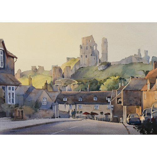 Oliver Pyle - Evening Approaches, Corfe Castle (Original)