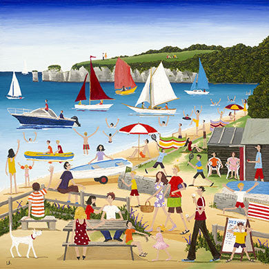 Louise Braithwaite - South Beach, Studland (Limited Edition Print)