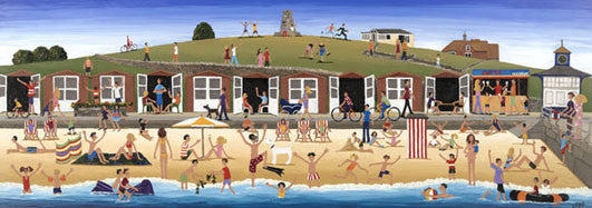 Louise Braithwaite - Swanage Beach (Limited Edition Print)