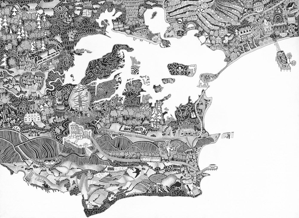 Gareth Fuller - Isle of Purbeck Map