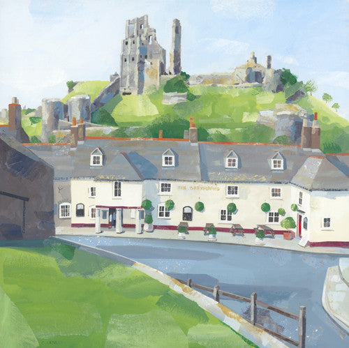 Claire Henley - Corfe Castle (Limited Edition Print)