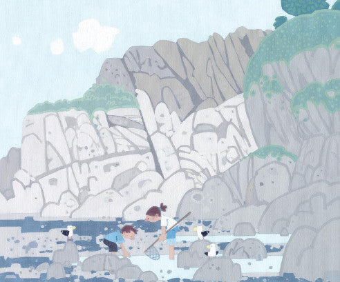 Sasha Harding - Rock Pooling, Lee Bay