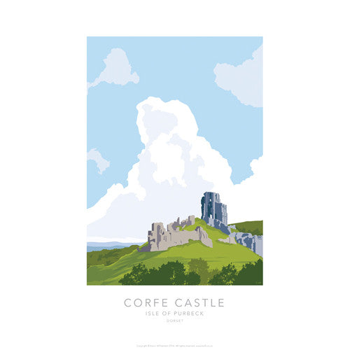 Love Dorset - Corfe Castle II (Print)